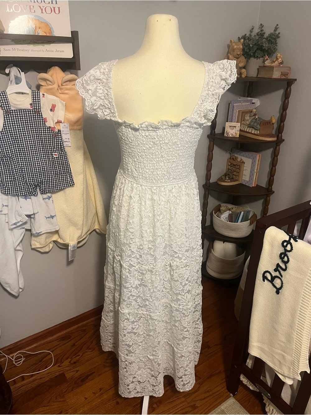 Altar’d State White Lace Maxi Size XL - Picture 3 of 4